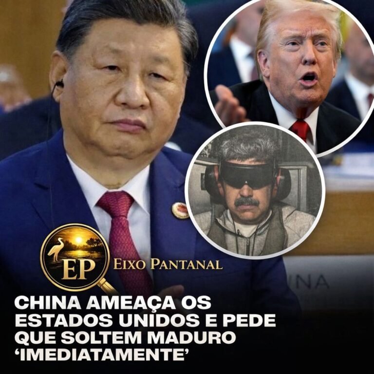 China reage à ofensiva dos EUA na Venezuela e cobra libertação imediata de Nicolás Maduro