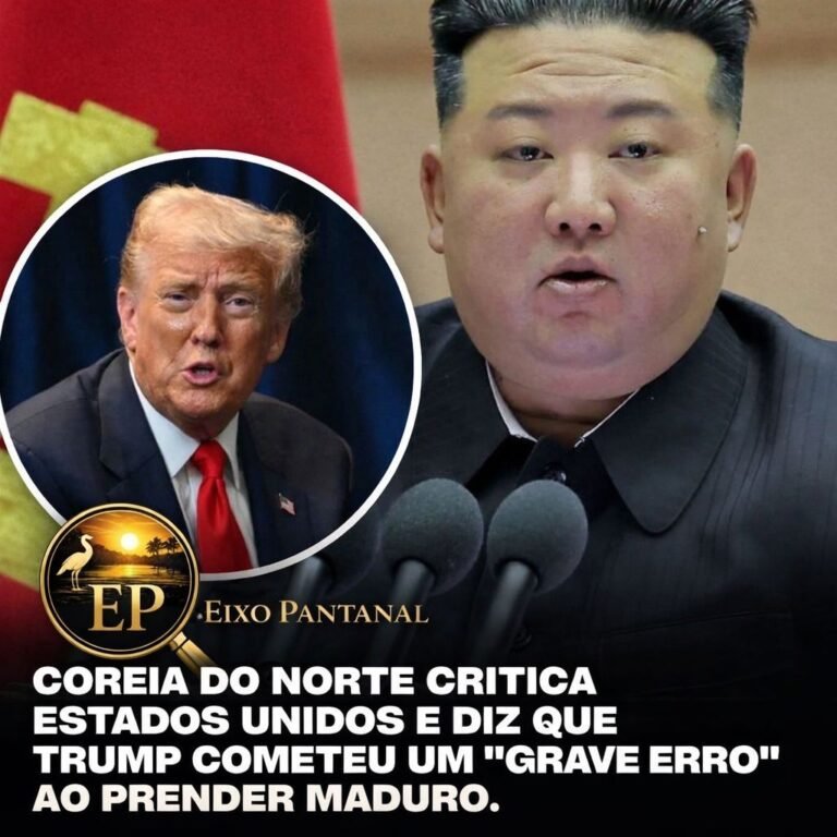 Coreia do Norte critica ofensiva dos EUA na Venezuela e prisão de Maduro