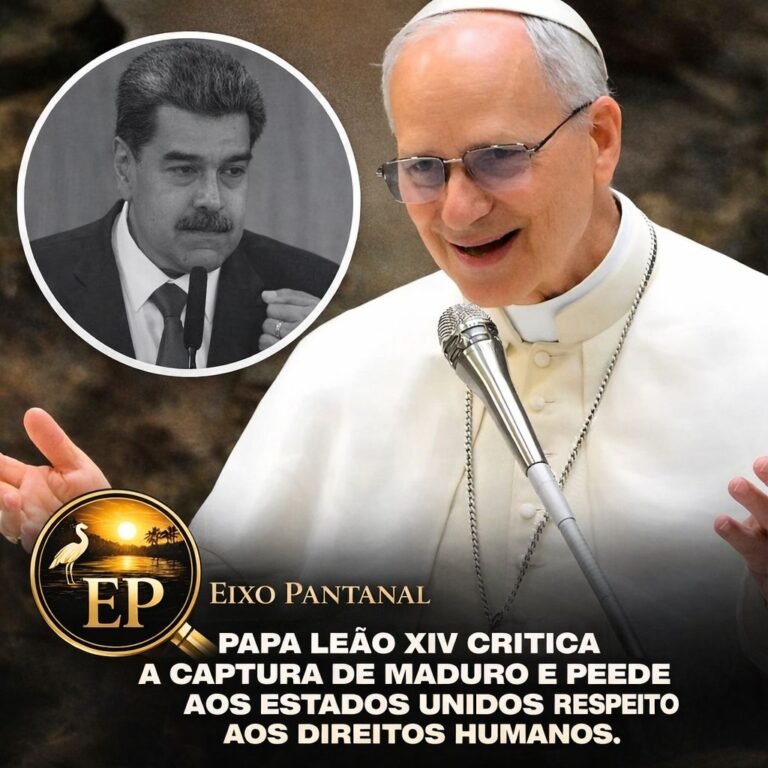 Papa Leão XIV manifesta preocupação com crise na Venezuela após prisão de Nicolás Maduro